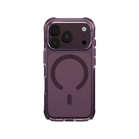 Uniq Hybrid Combat MagSafe Case for iPhone 18 Pro - Deep Burgundy